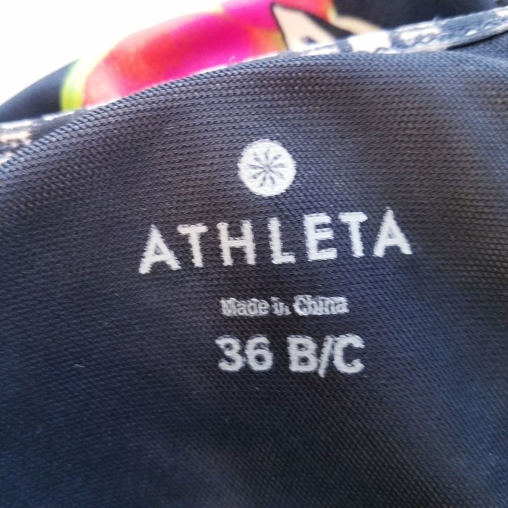 🌸 Athleta | Print Tankini  Swim Halter Top‎ - Picture 9 of 15